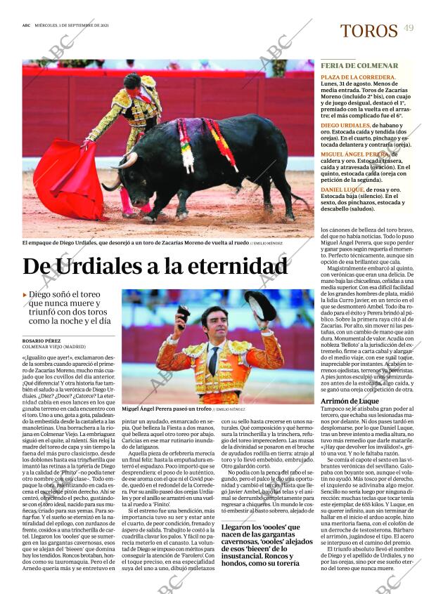 ABC MADRID 01-09-2021 página 49