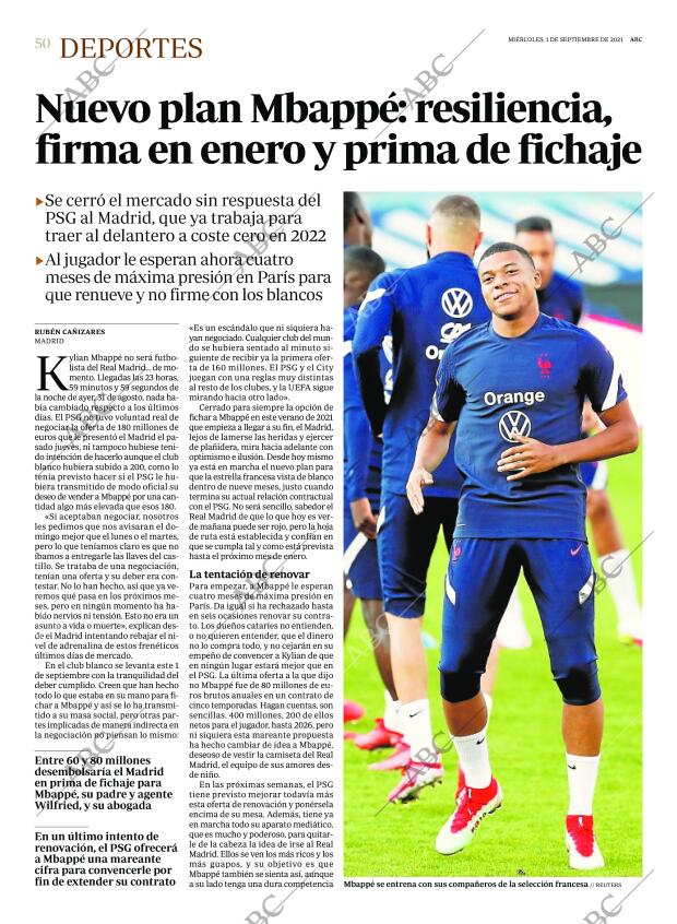 ABC MADRID 01-09-2021 página 50