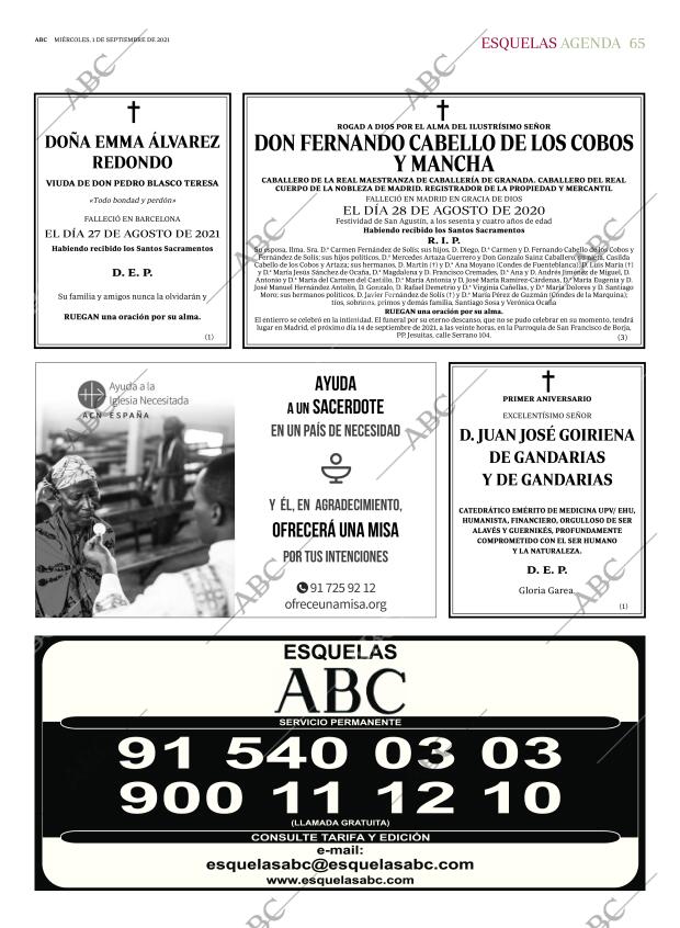 ABC MADRID 01-09-2021 página 65