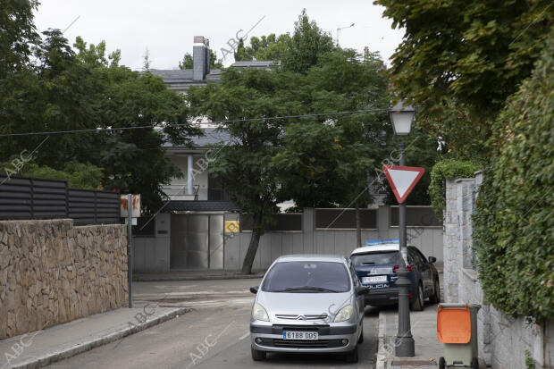 Embajada de Afganistán, en el madrileño barrio de mirasierra, con presencia...