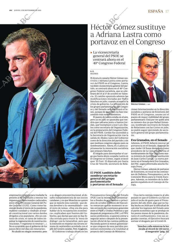 ABC MADRID 02-09-2021 página 17