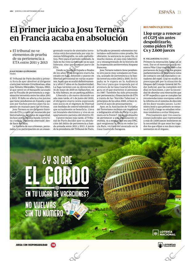 ABC MADRID 02-09-2021 página 21