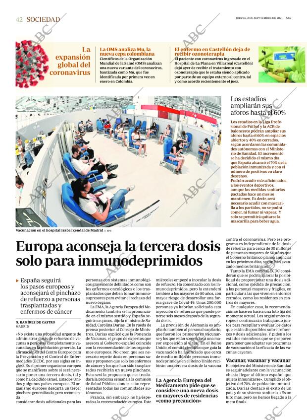 ABC MADRID 02-09-2021 página 42