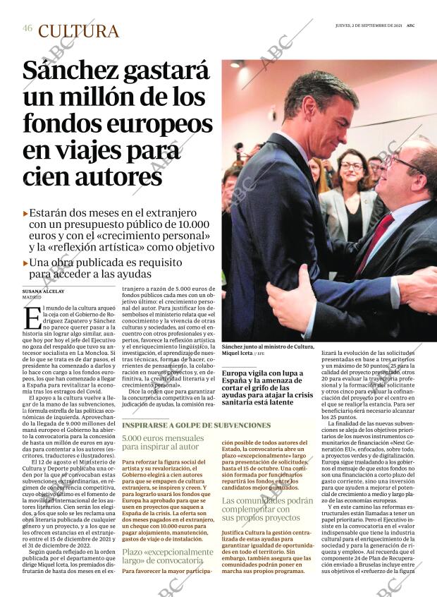 ABC MADRID 02-09-2021 página 46