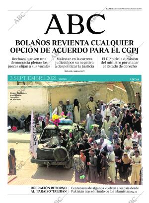 ABC MADRID 03-09-2021 página 1