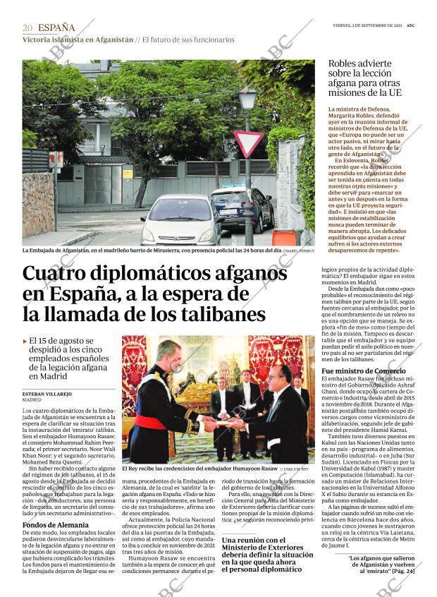 ABC MADRID 03-09-2021 página 20