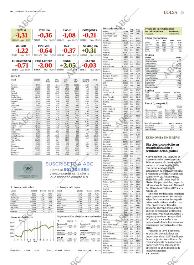 ABC MADRID 04-09-2021 página 35