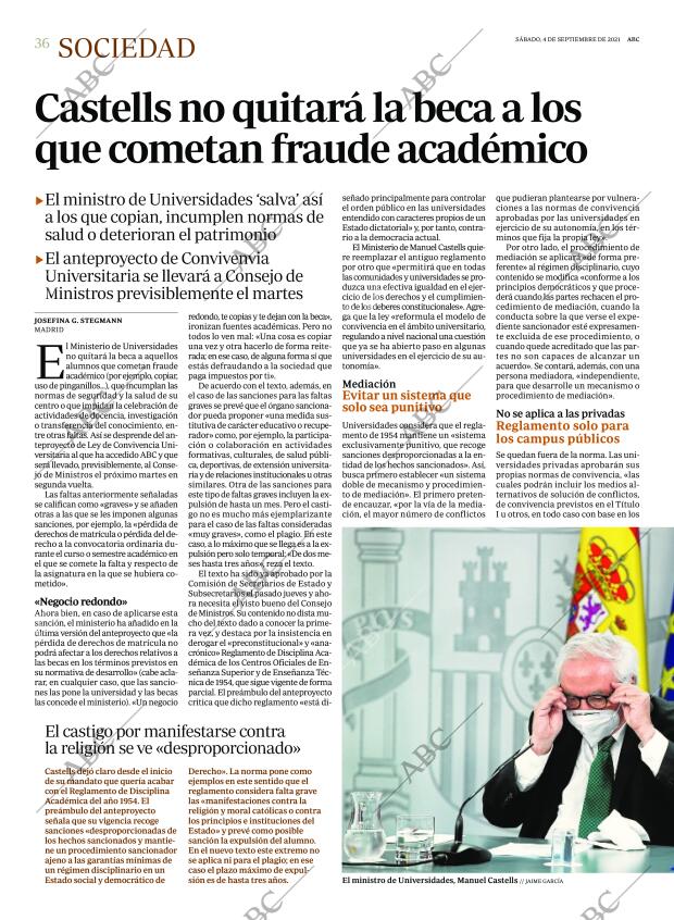 ABC MADRID 04-09-2021 página 36