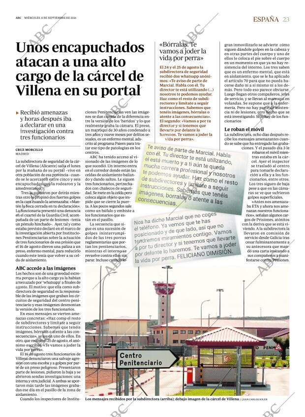 ABC MADRID 08-09-2021 página 23