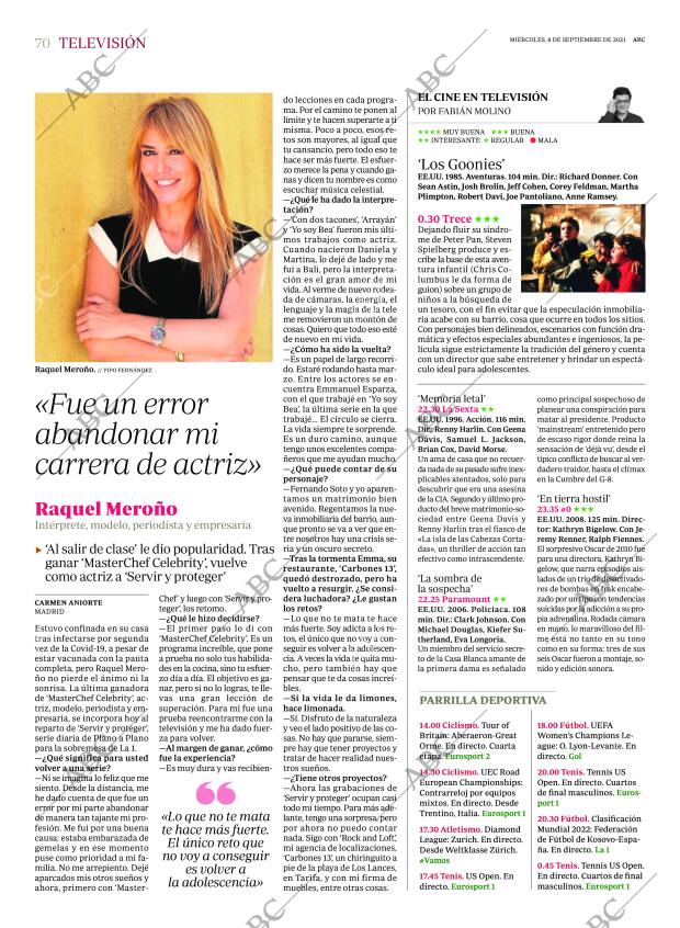 ABC MADRID 08-09-2021 página 70