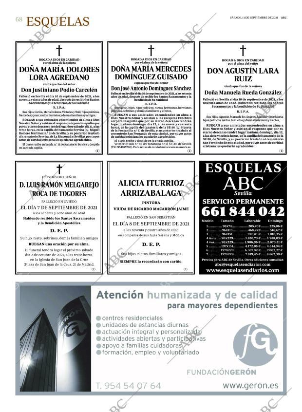 ABC SEVILLA 11-09-2021 página 68