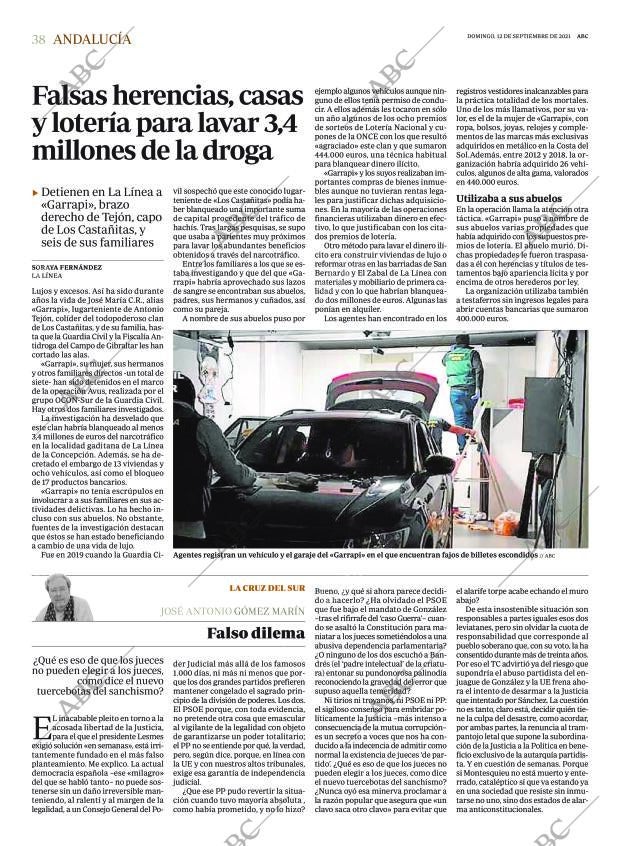 ABC SEVILLA 12-09-2021 página 38