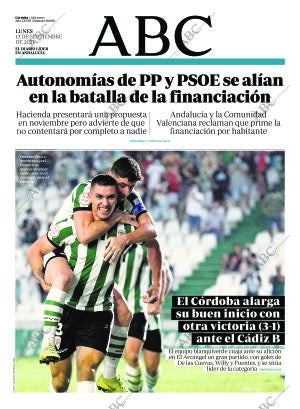 ABC CORDOBA 13-09-2021 página 1
