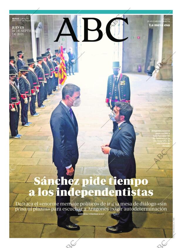 ABC MADRID 16-09-2021 página 1