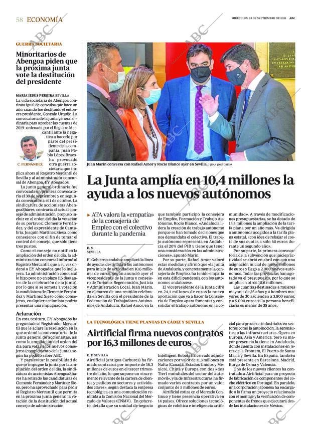 ABC SEVILLA 22-09-2021 página 58