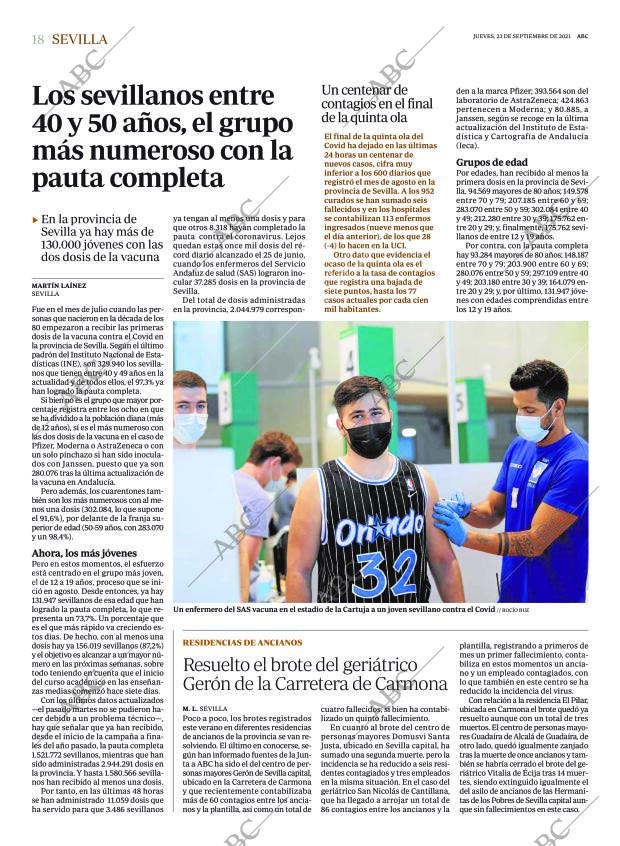 ABC SEVILLA 23-09-2021 página 18