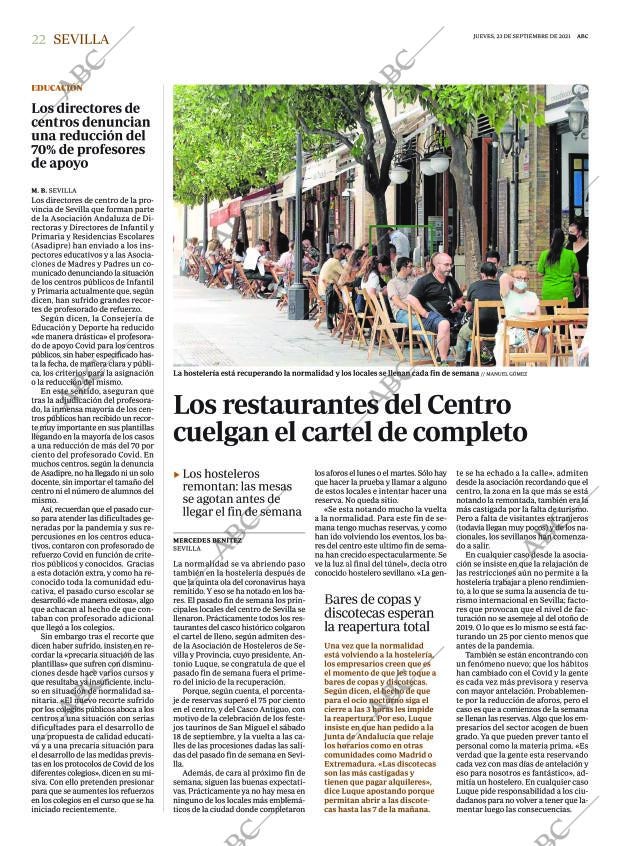 ABC SEVILLA 23-09-2021 página 22