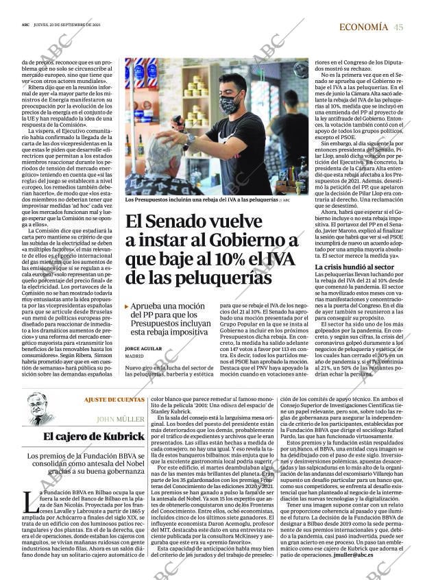 ABC SEVILLA 23-09-2021 página 45