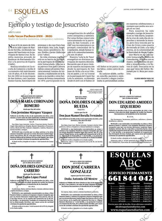 ABC SEVILLA 23-09-2021 página 64
