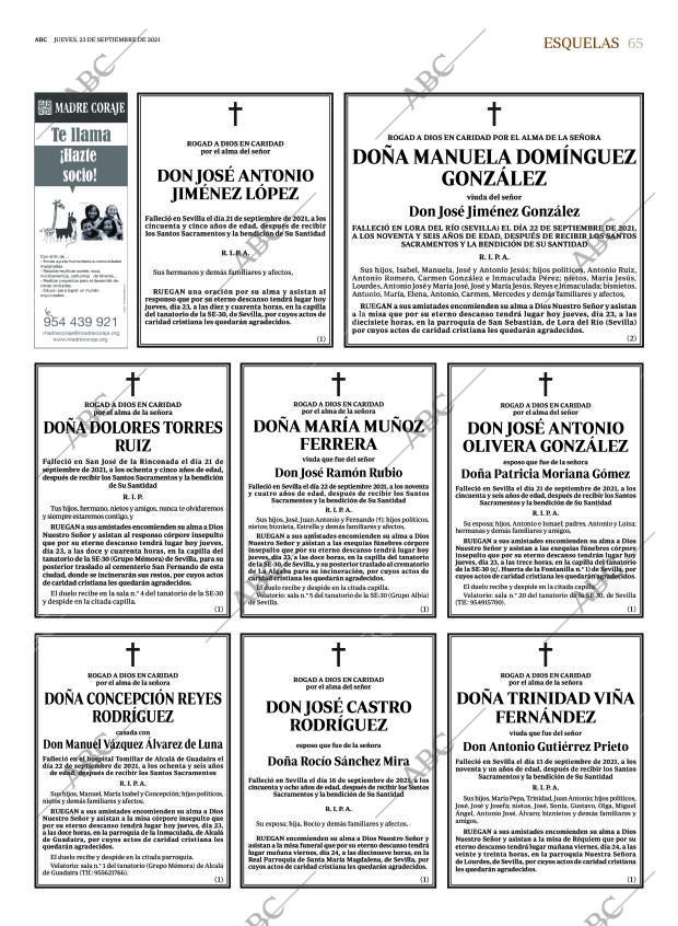 ABC SEVILLA 23-09-2021 página 65