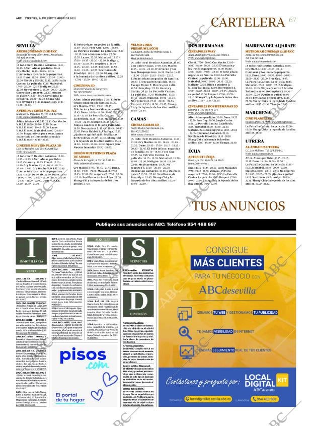 ABC SEVILLA 24-09-2021 página 67