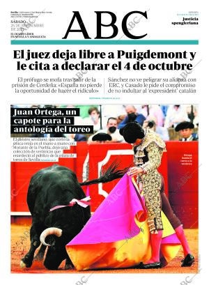 ABC SEVILLA 25-09-2021 página 1