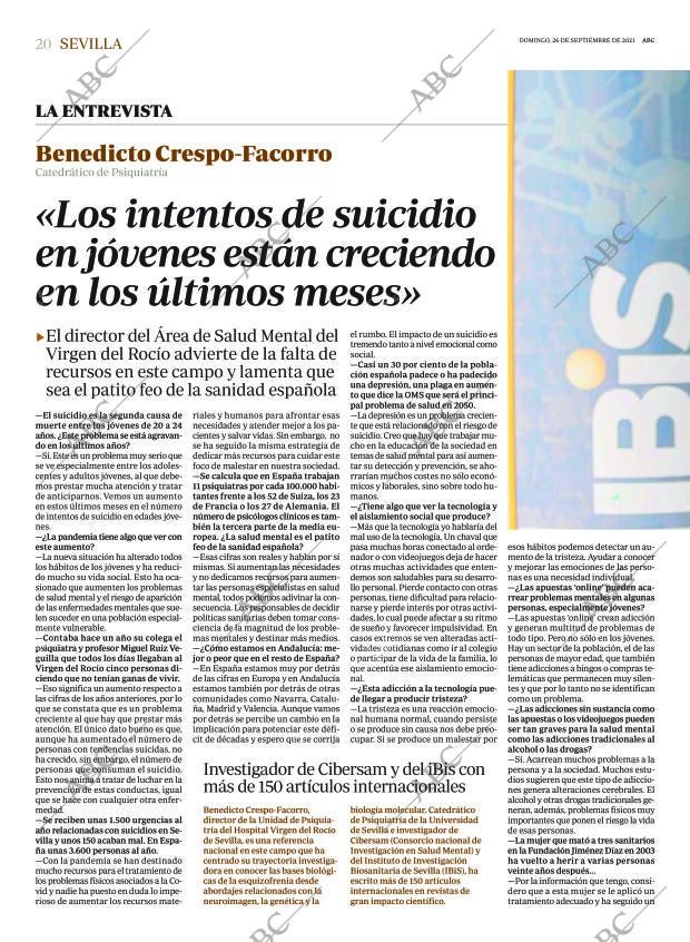 ABC SEVILLA 26-09-2021 página 20