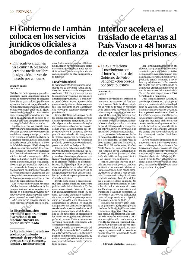 ABC MADRID 30-09-2021 página 22
