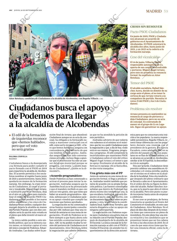 ABC MADRID 30-09-2021 página 59