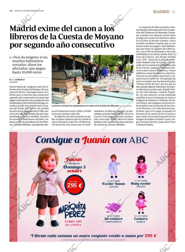 ABC MADRID 30-09-2021 página 61