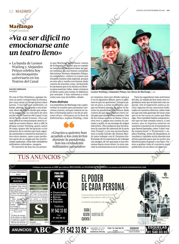 ABC MADRID 30-09-2021 página 62