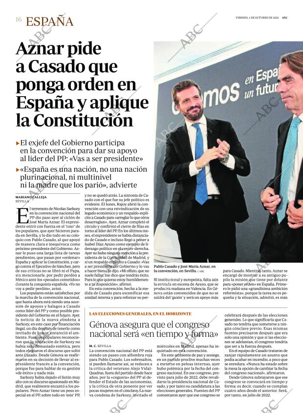 ABC MADRID 01-10-2021 página 16