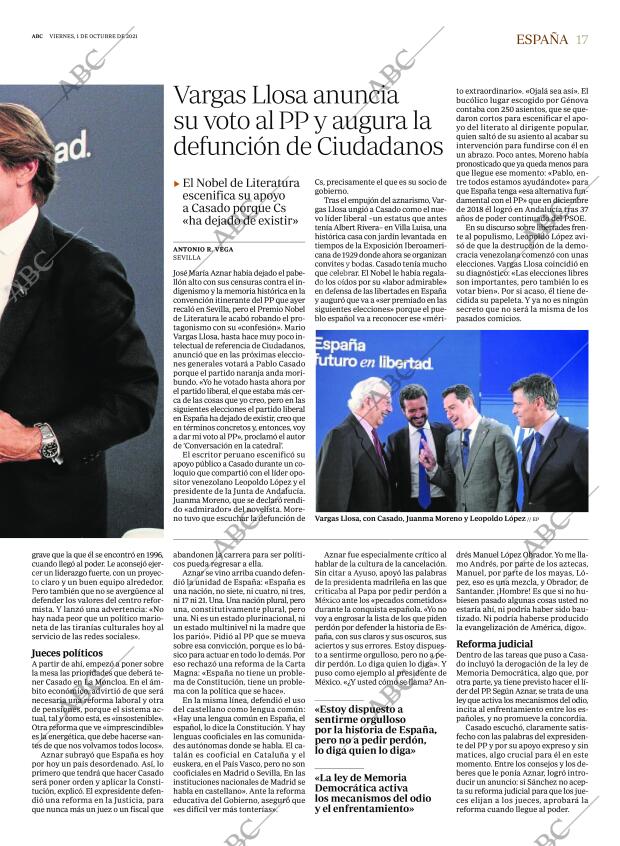 ABC MADRID 01-10-2021 página 17