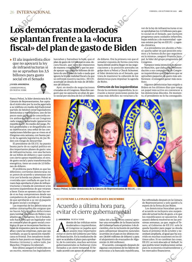 ABC MADRID 01-10-2021 página 26