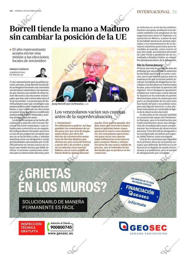 ABC MADRID 01-10-2021 página 29