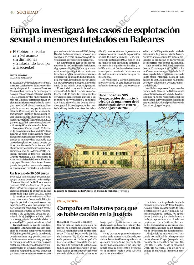 ABC MADRID 01-10-2021 página 40