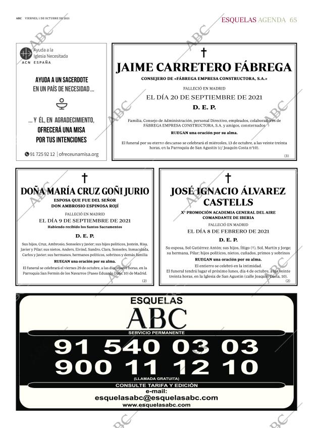 ABC MADRID 01-10-2021 página 65