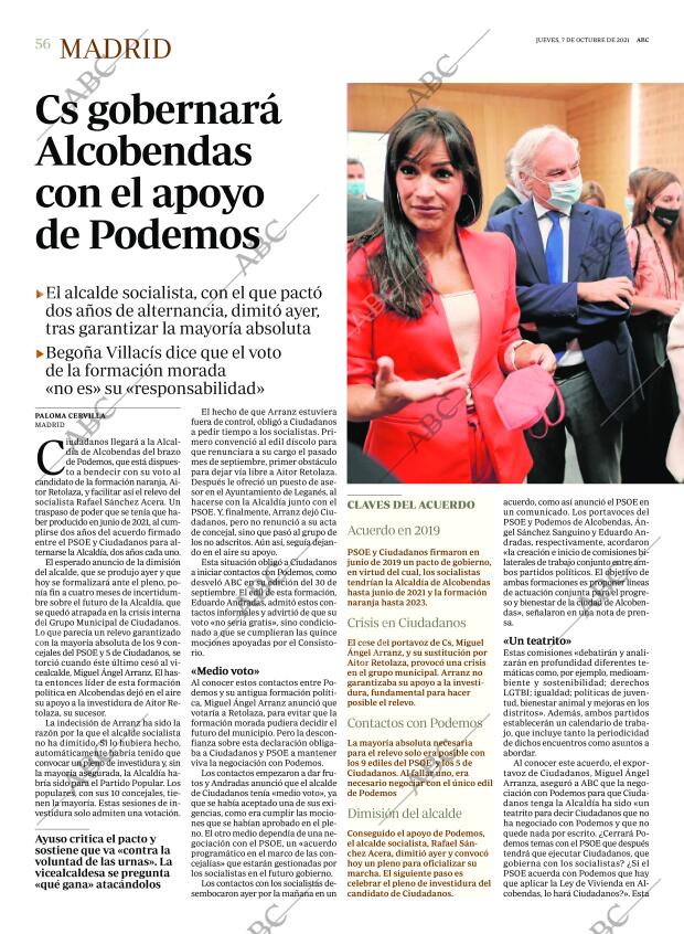 ABC MADRID 07-10-2021 página 56