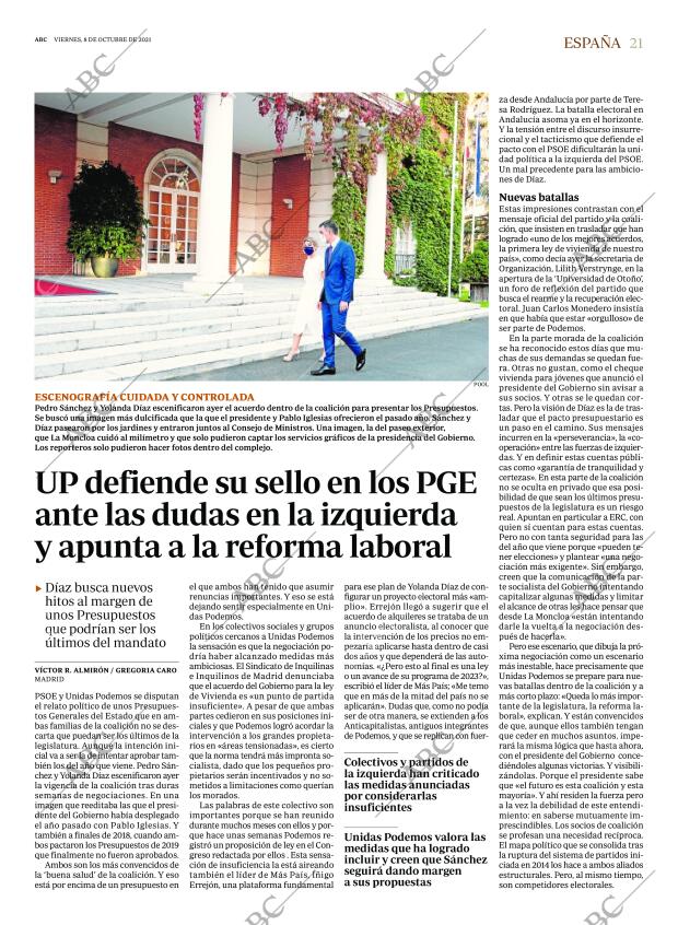 ABC MADRID 08-10-2021 página 21
