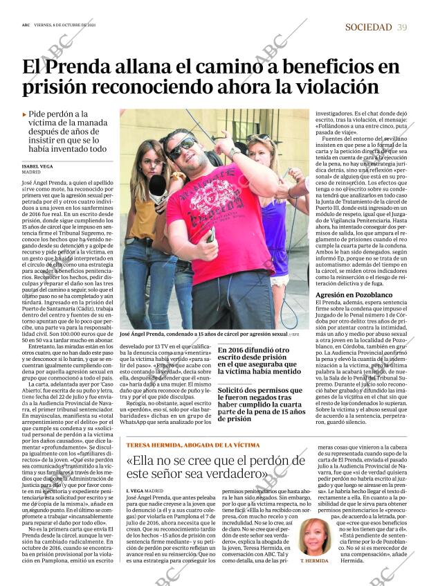 ABC MADRID 08-10-2021 página 39