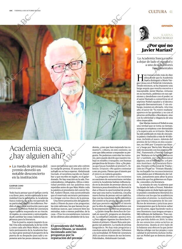 ABC MADRID 08-10-2021 página 41