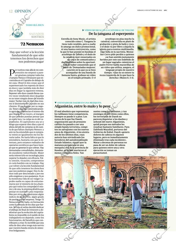 ABC MADRID 09-10-2021 página 12