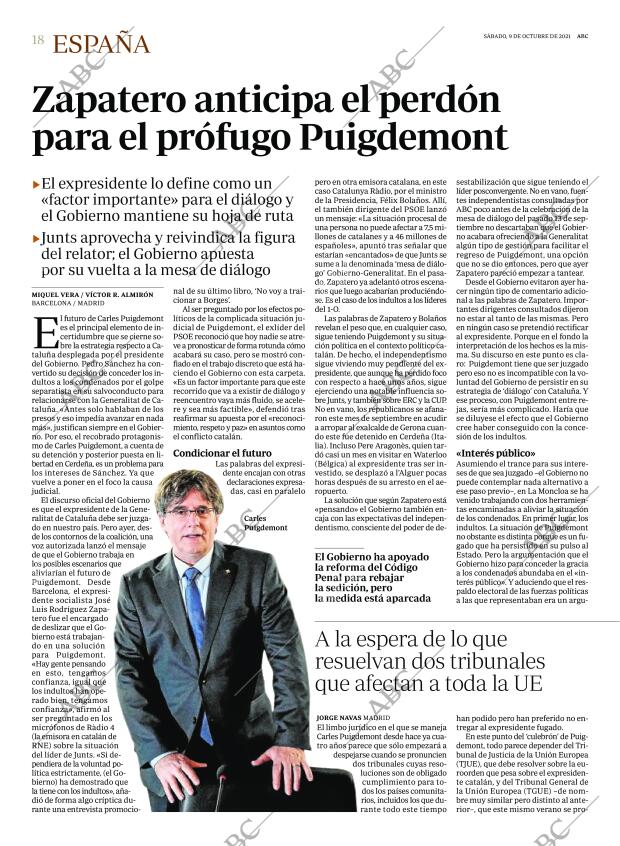 ABC MADRID 09-10-2021 página 18