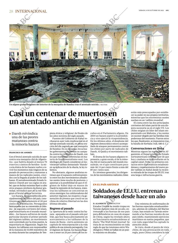 ABC MADRID 09-10-2021 página 28