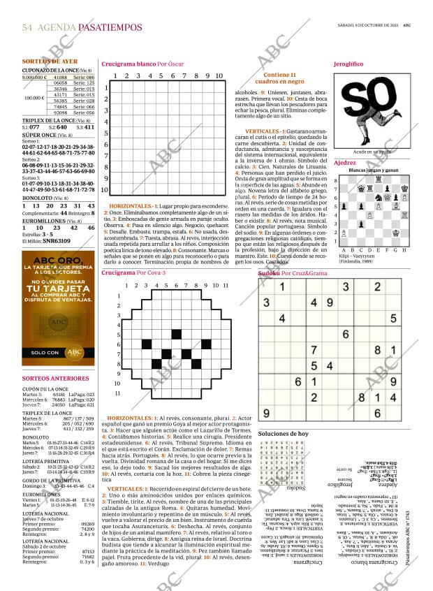 ABC MADRID 09-10-2021 página 54