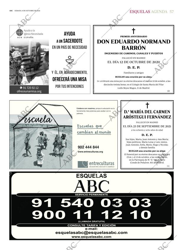 ABC MADRID 09-10-2021 página 57