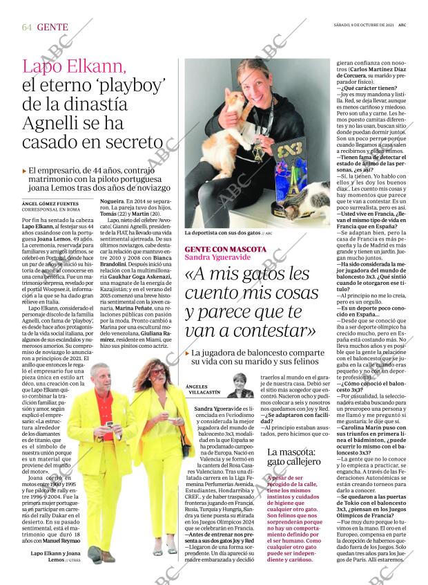 ABC MADRID 09-10-2021 página 64