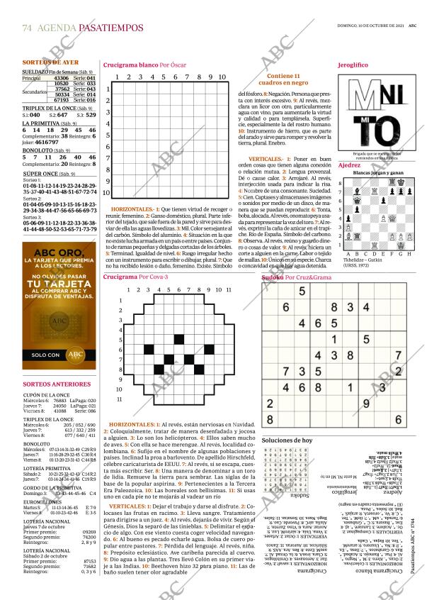 ABC MADRID 10-10-2021 página 74