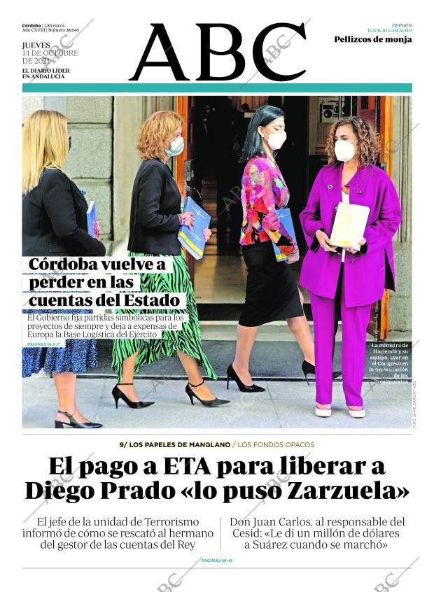 ABC CORDOBA 14-10-2021 página 1