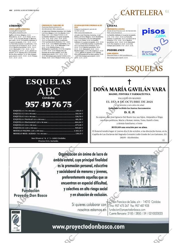 ABC CORDOBA 14-10-2021 página 61